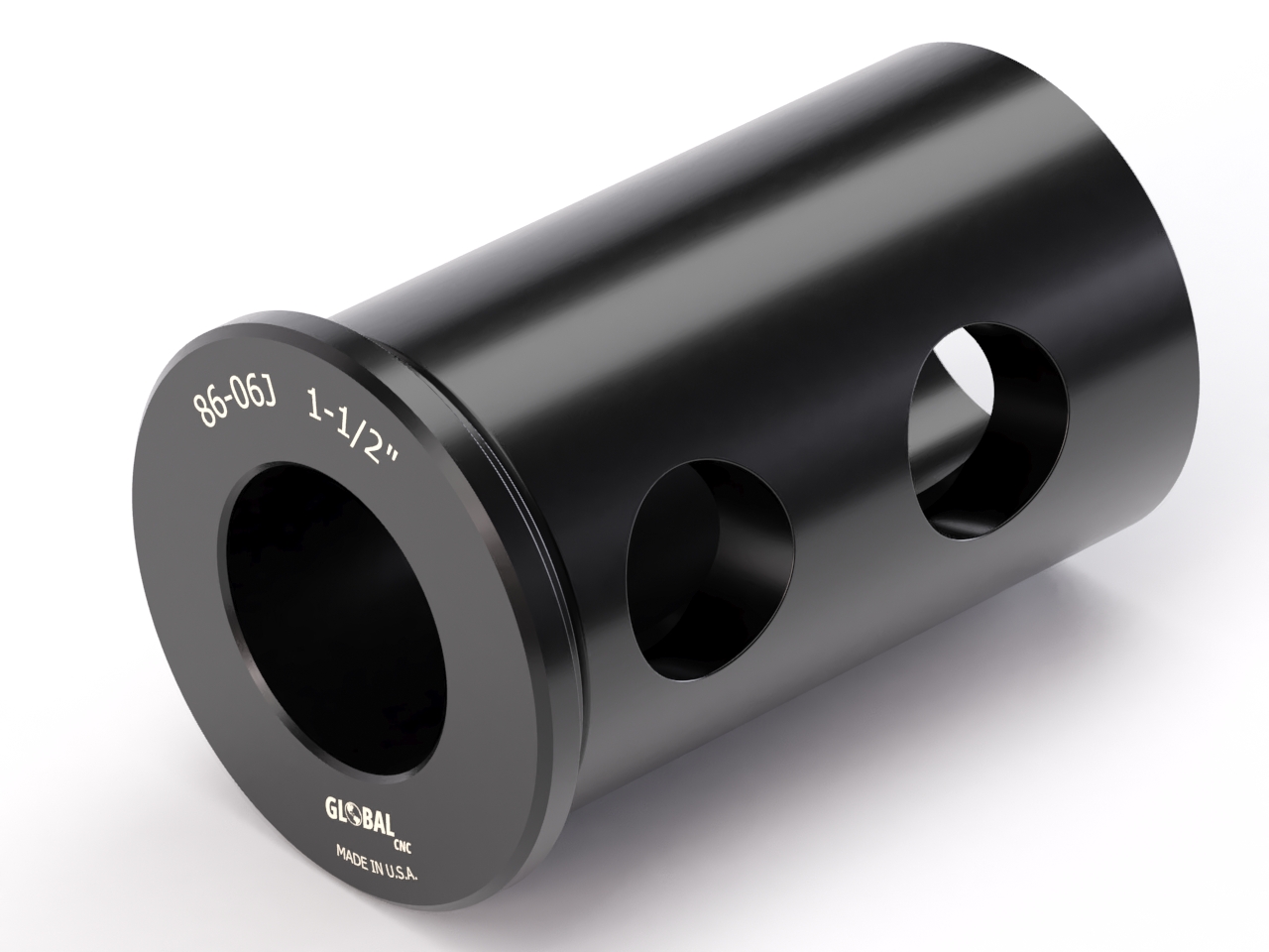 Picture of CNC 86-06J 1-1/4" Global CNC Bushing Type J Outside Dia 2-1/2" Inside Dia 1-1/4"" Length Under Head 4